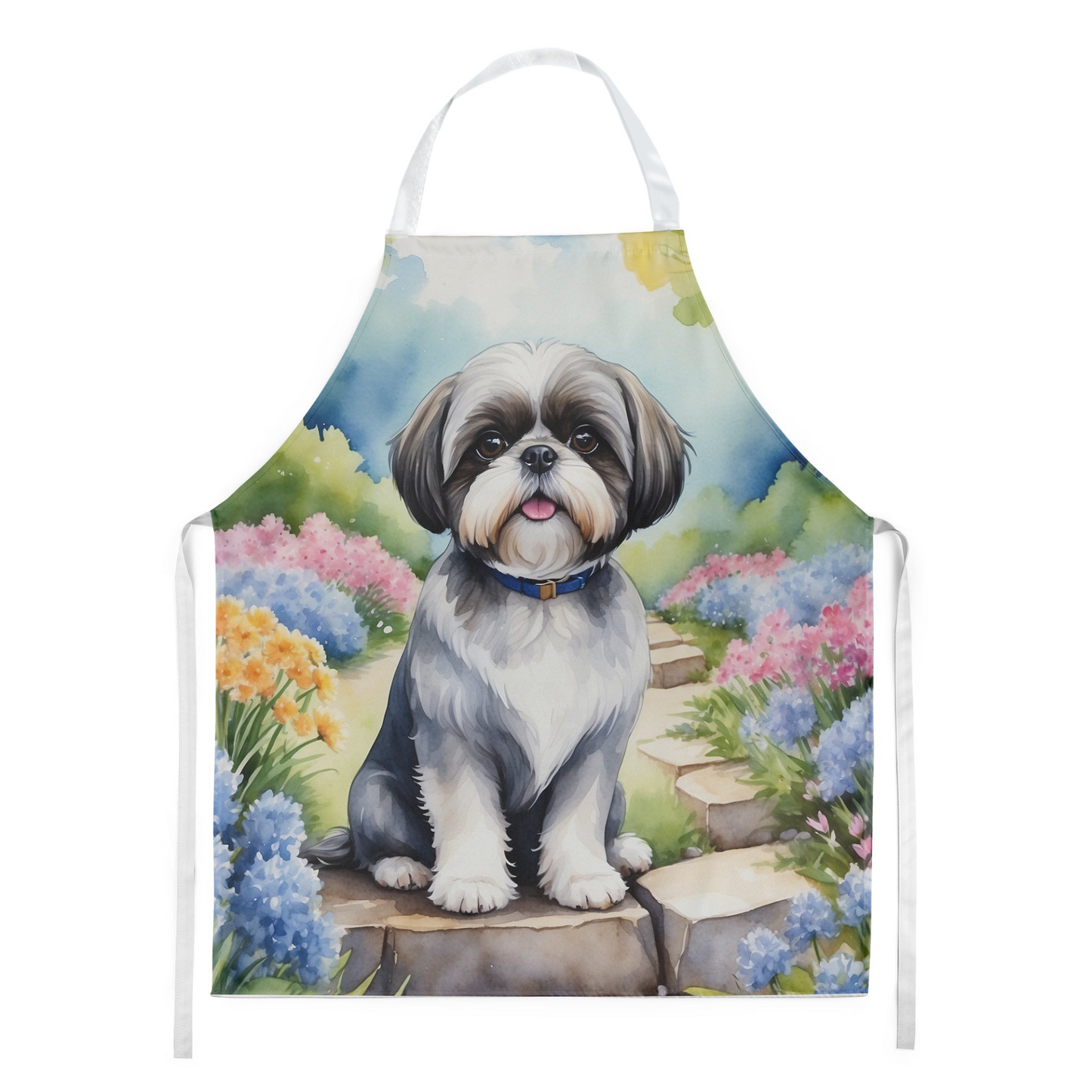 Shih Tzu Spring Path Apron