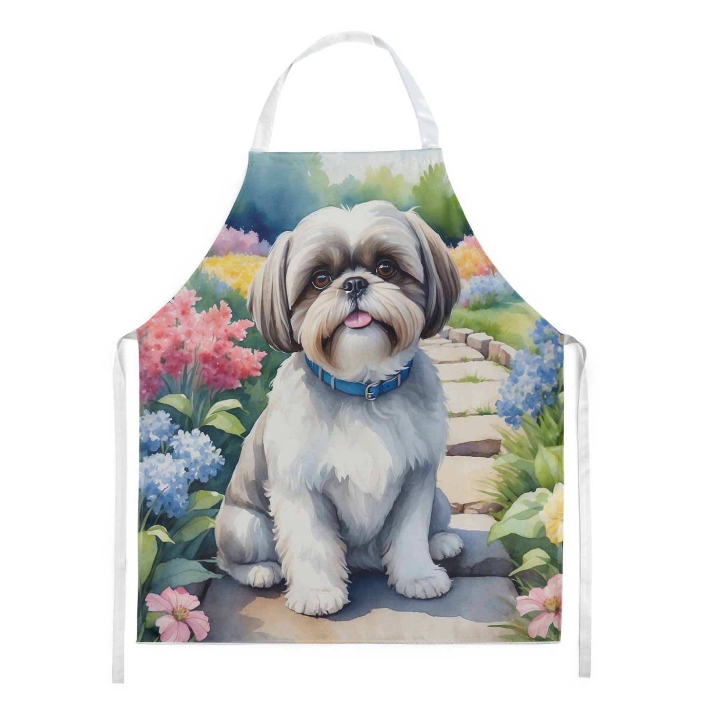 Shih Tzu Spring Path Apron