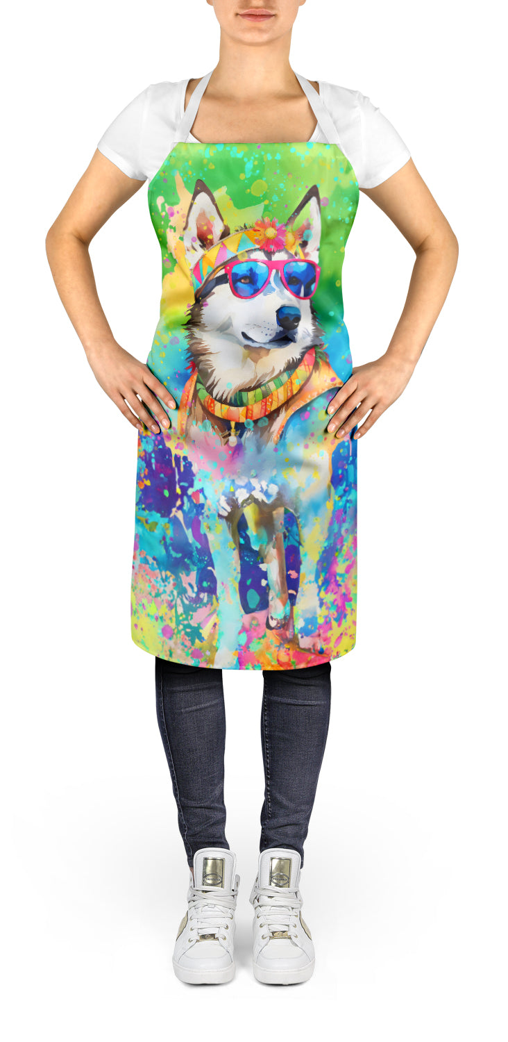 Siberian Husky Hippie Dawg Apron