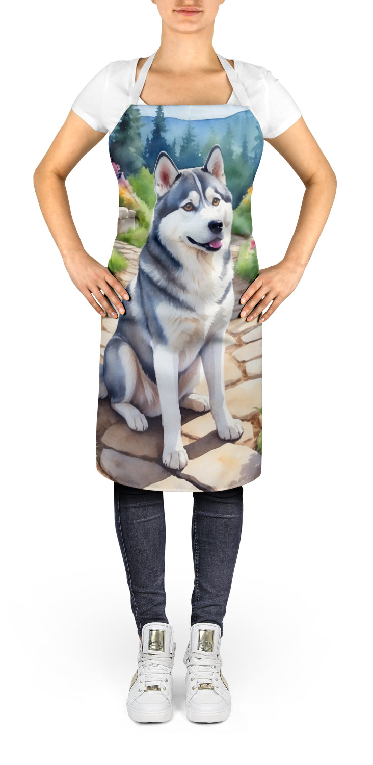 Siberian Husky Spring Path Apron