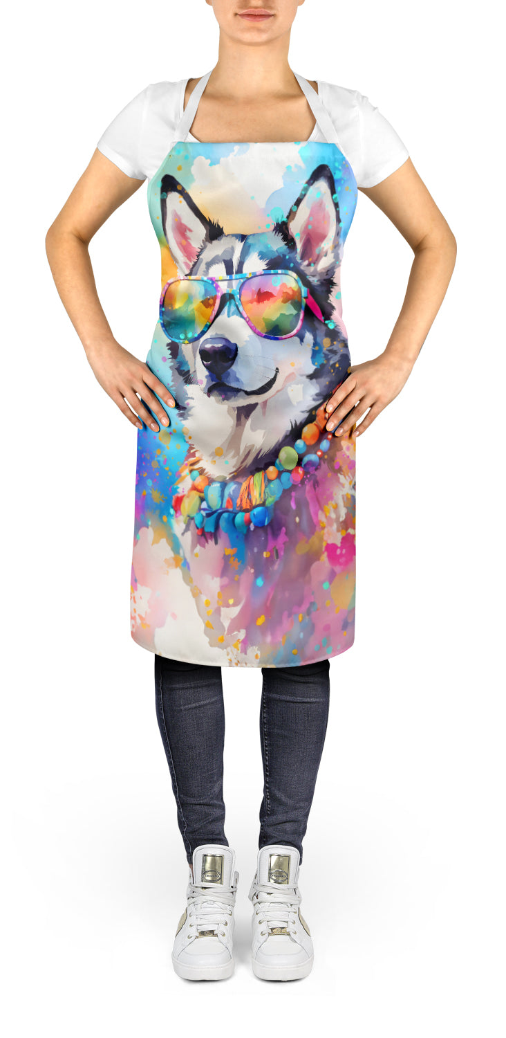 Siberian Husky Hippie Dawg Apron