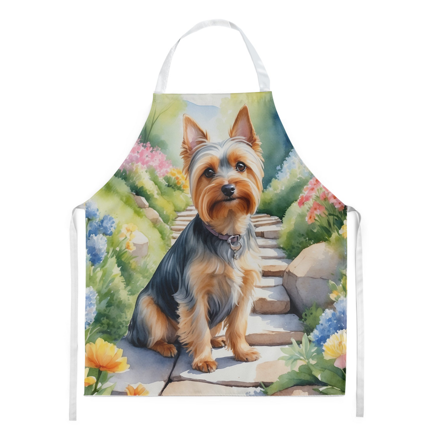 Silky Terrier Spring Path Apron