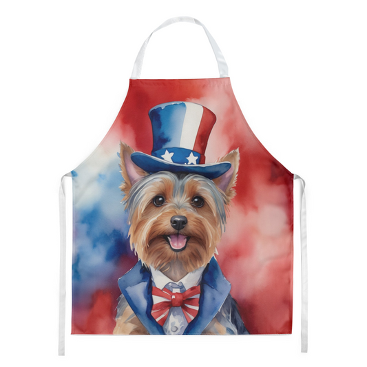 Silky Terrier Patriotic American Apron