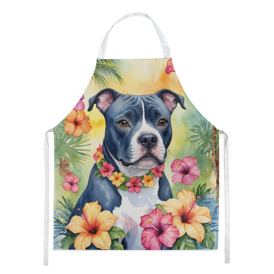 Staffordshire Bull Terrier Luau Apron