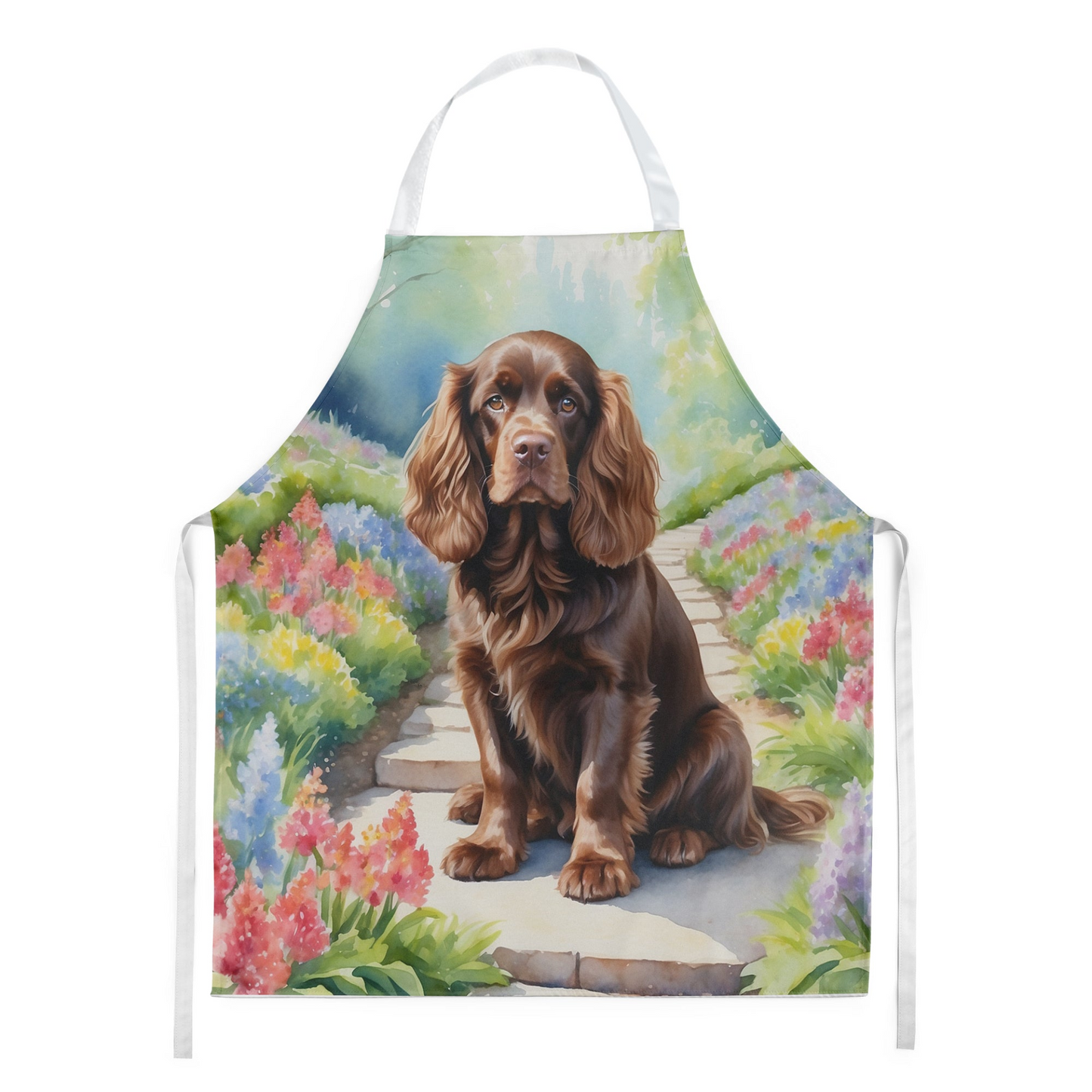 Sussex Spaniel Spring Path Apron