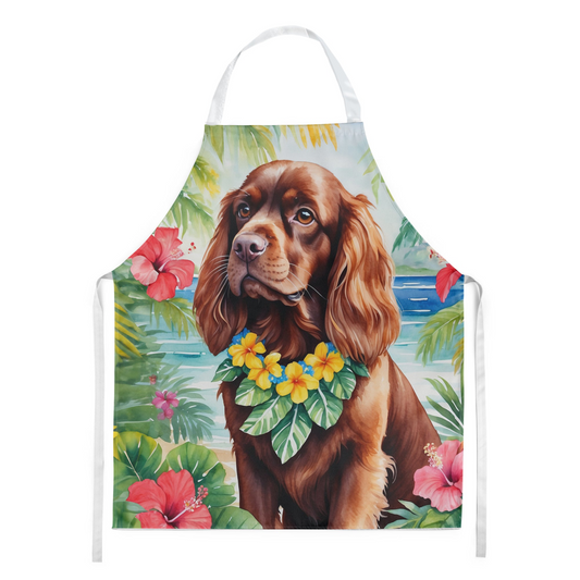 Sussex Spaniel Luau Apron