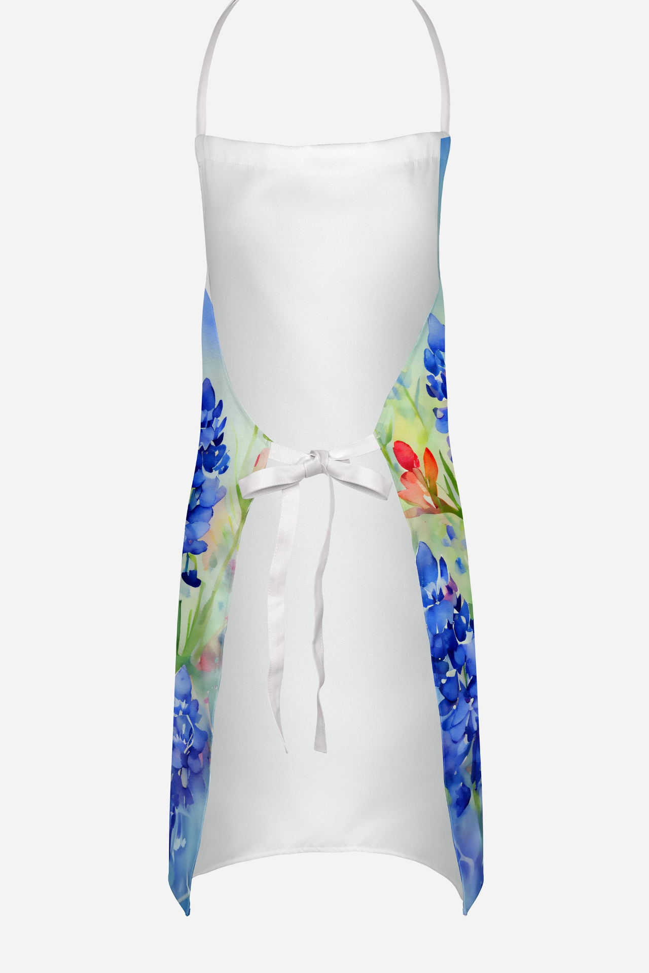 Texas Bluebonnets in Watercolor Apron