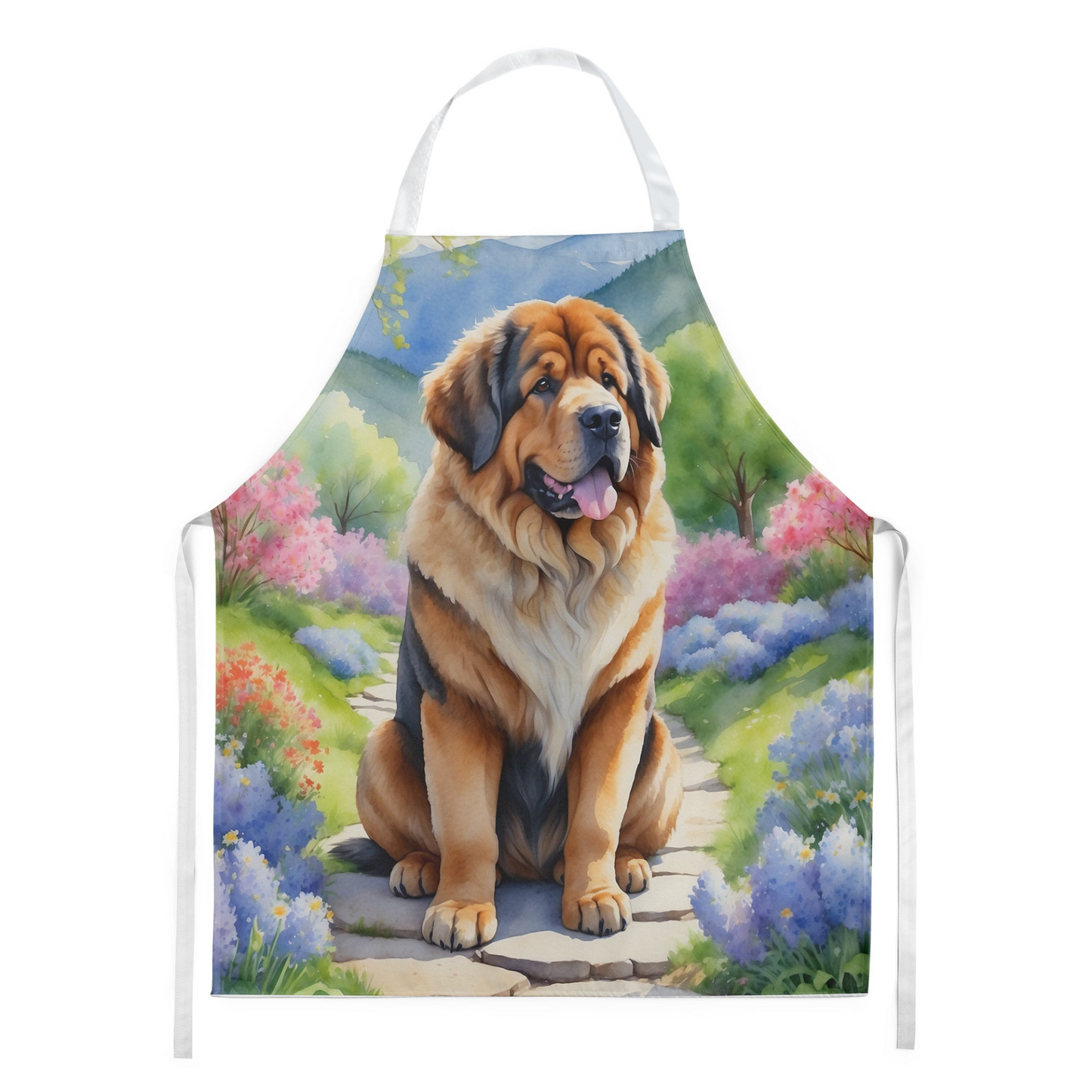 Tibetan Mastiff Spring Path Apron