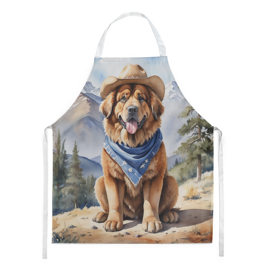 Tibetan Mastiff Cowboy Welcome Apron