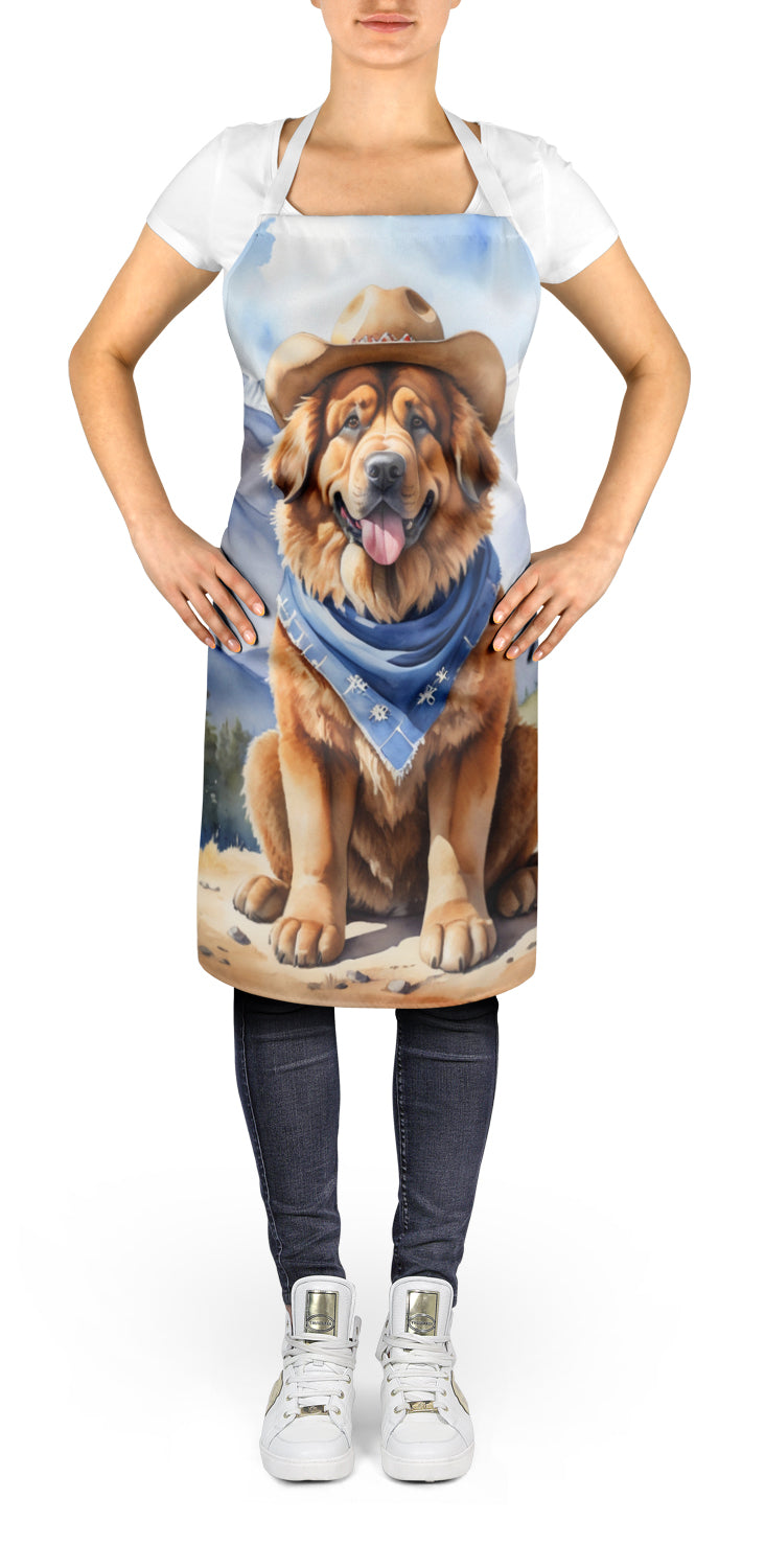 Tibetan Mastiff Cowboy Welcome Apron