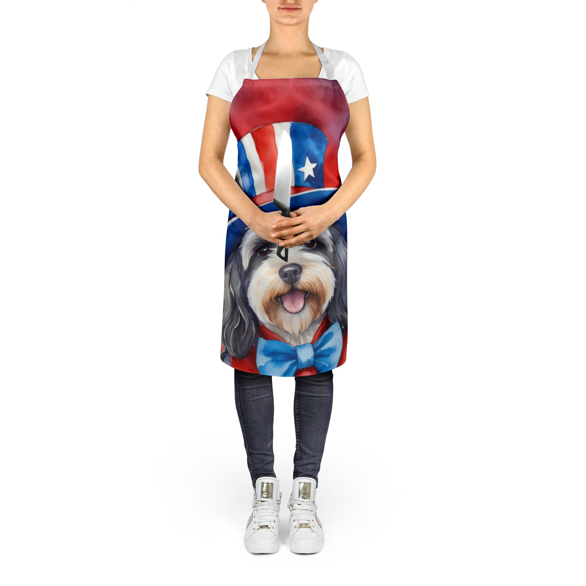 Tibetan Terrier Patriotic American Apron