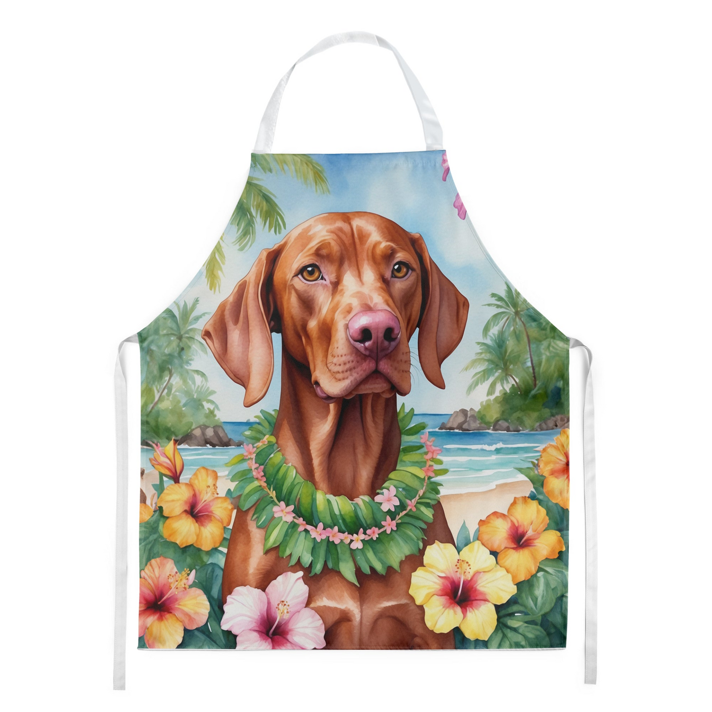 Vizsla Luau Apron