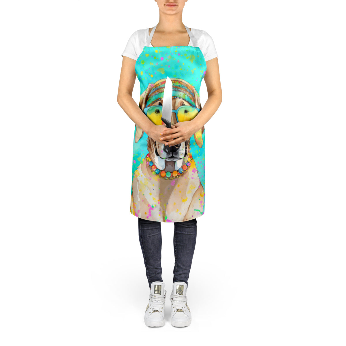 Weimaraner Hippie Dawg Apron