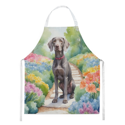 Weimaraner Spring Path Apron