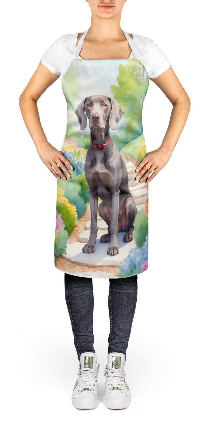 Weimaraner Spring Path Apron