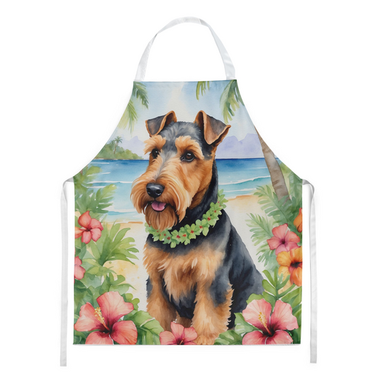 Welsh Terrier Luau Apron