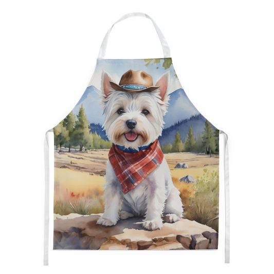 Westie Cowboy Welcome Apron