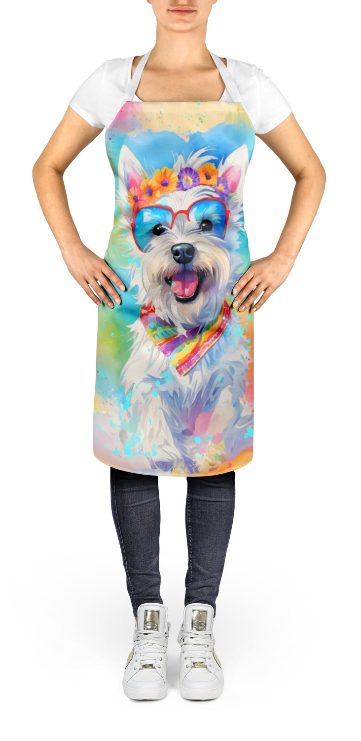 Westie Hippie Dawg Apron