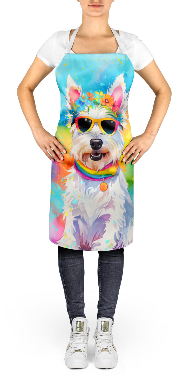 Westie Hippie Dawg Apron