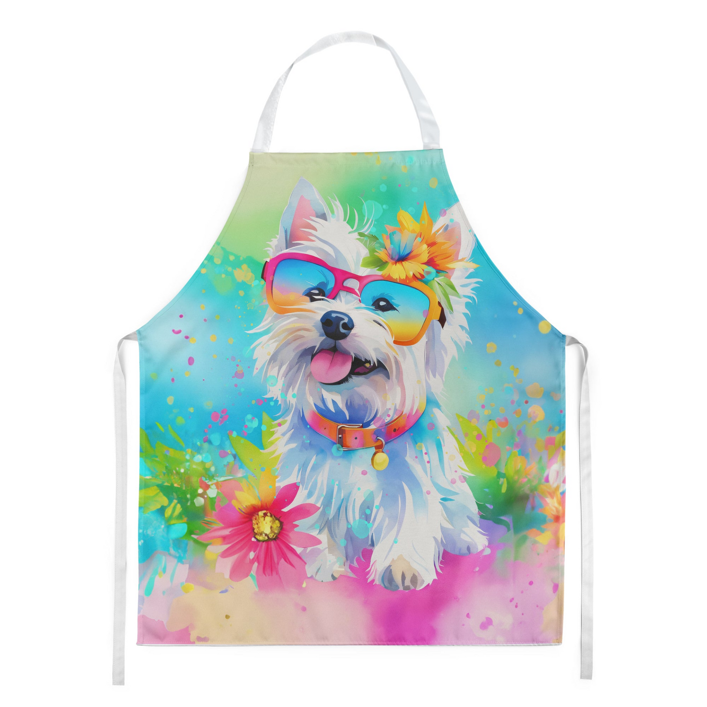 Westie Hippie Dawg Apron