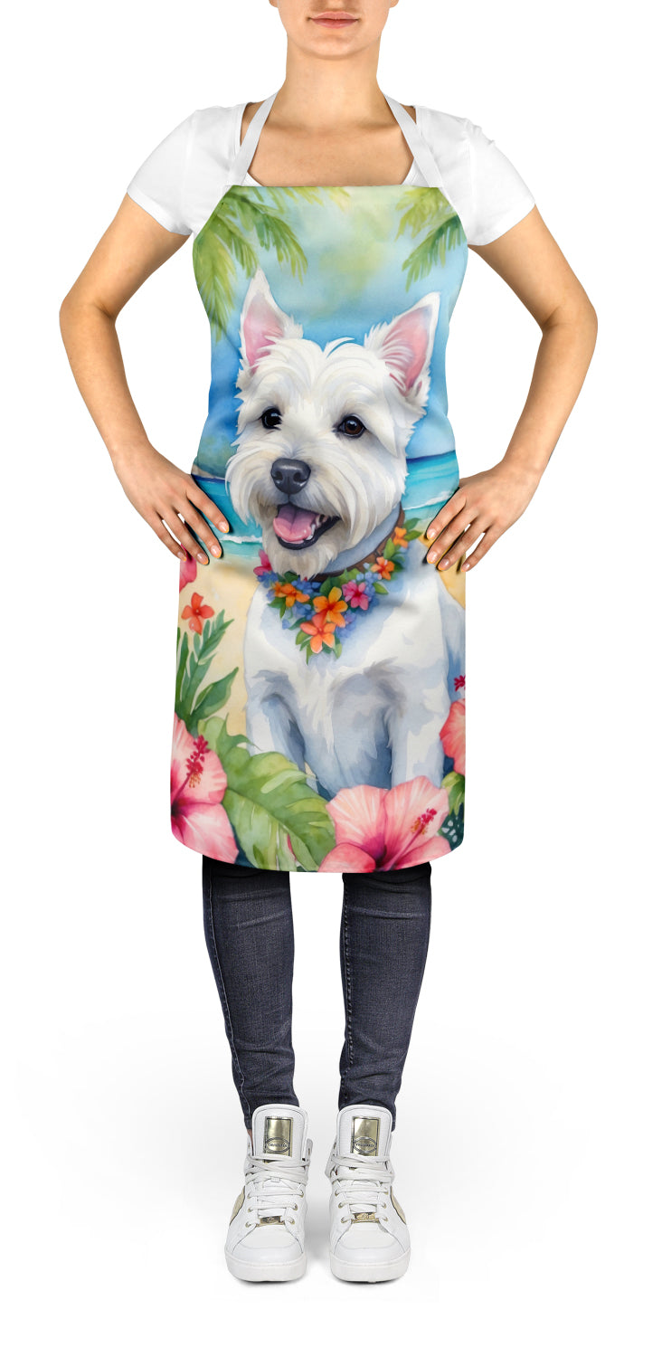 Westie Luau Apron