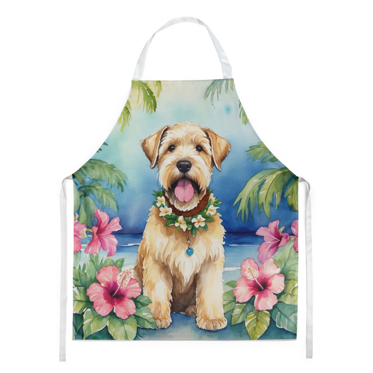 Wheaten Terrier Luau Apron