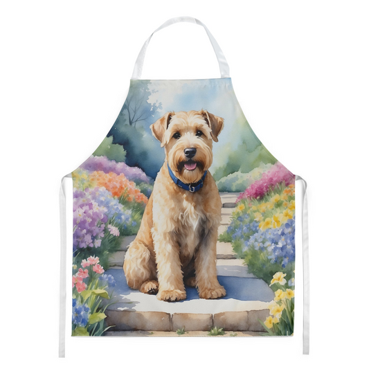 Wheaten Terrier Spring Path Apron