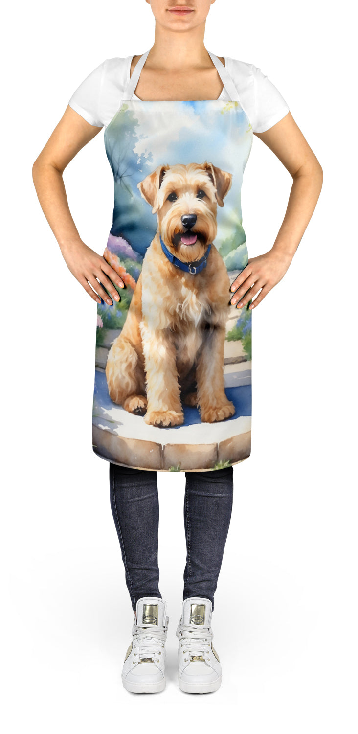 Wheaten Terrier Spring Path Apron