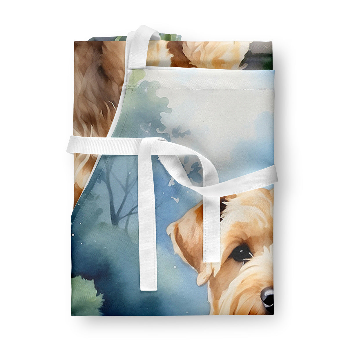 Wheaten Terrier Spring Path Apron