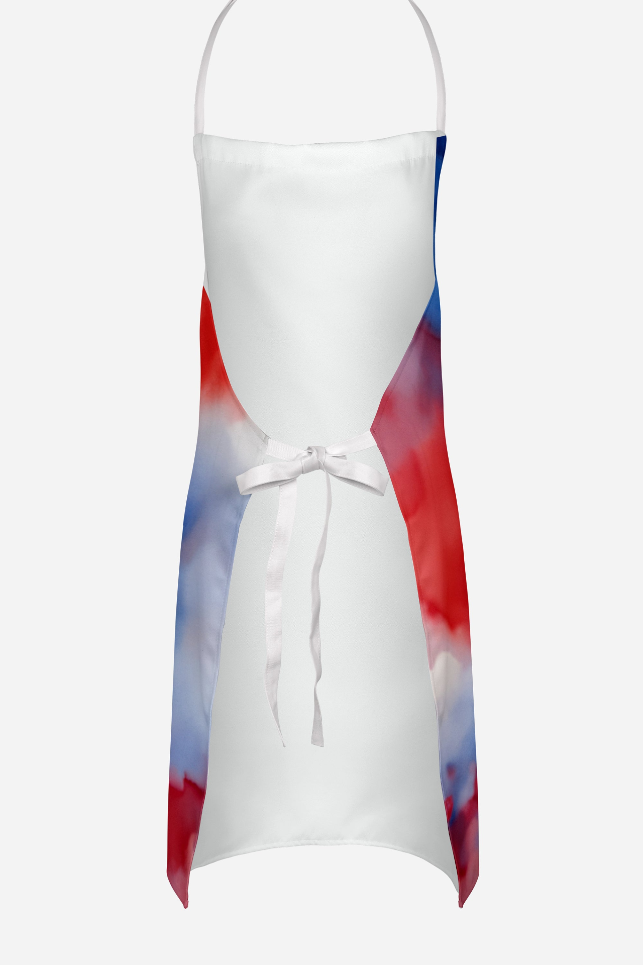 White Poodle Patriotic American Apron