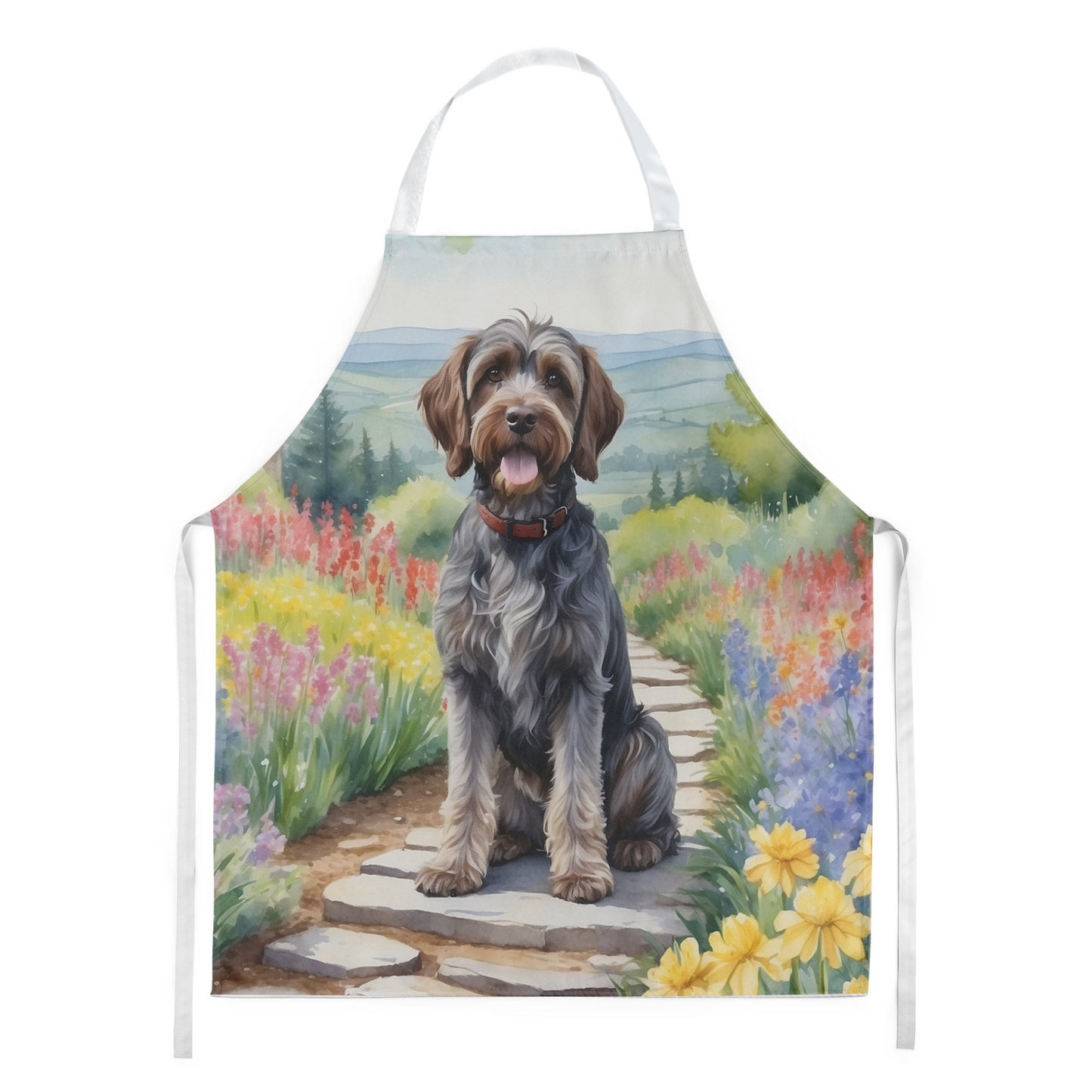 Wirehaired Pointing Griffon Spring Path Apron