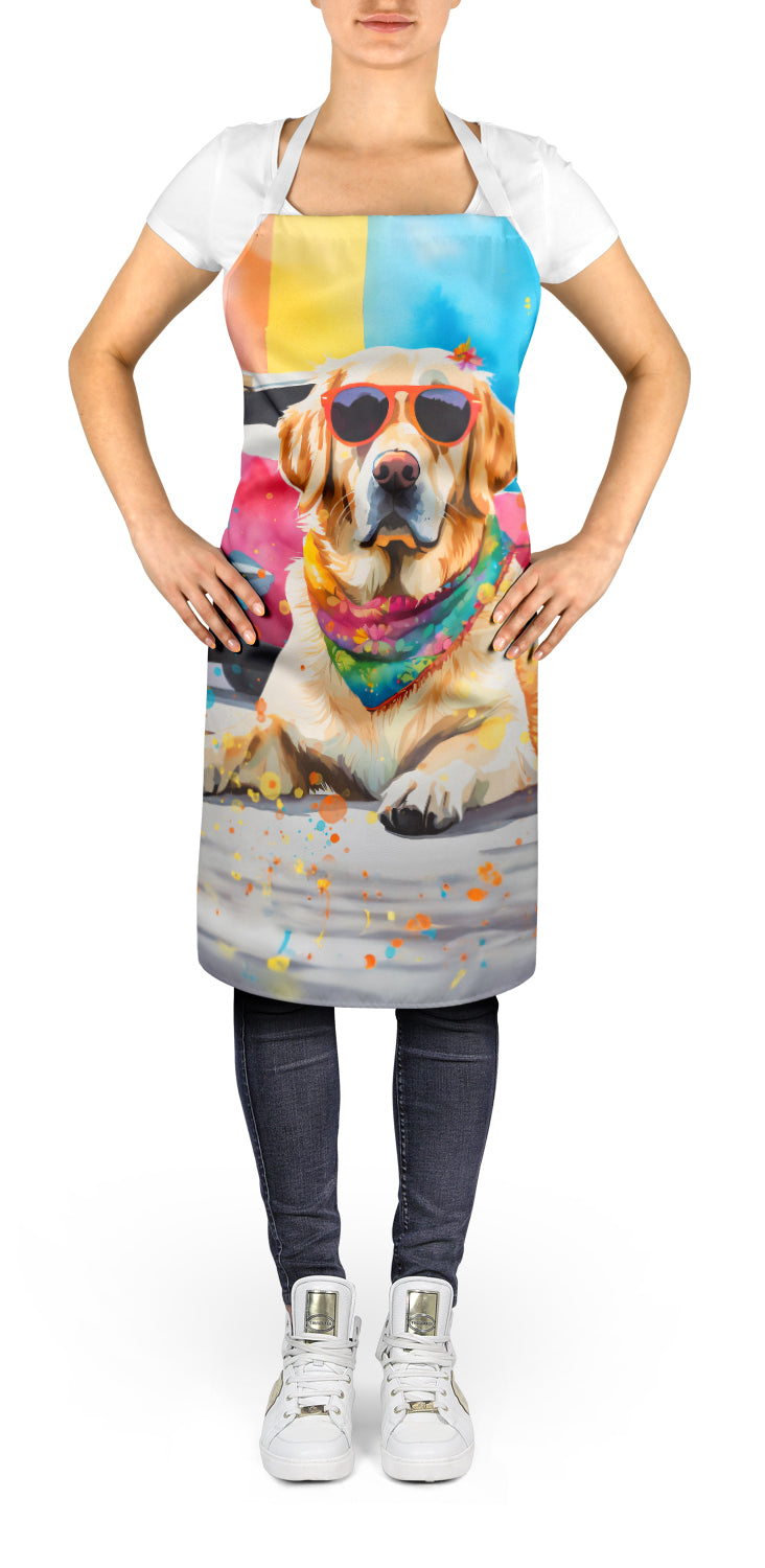 Yellow Labrador Hippie Dawg Apron