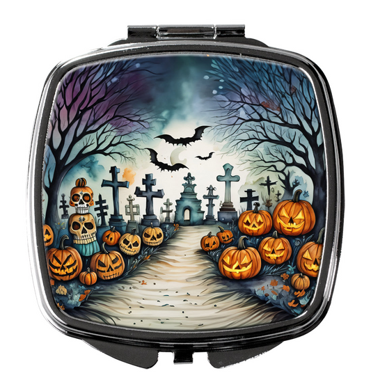 Day of the Dead Spooky Halloween Compact Mirror