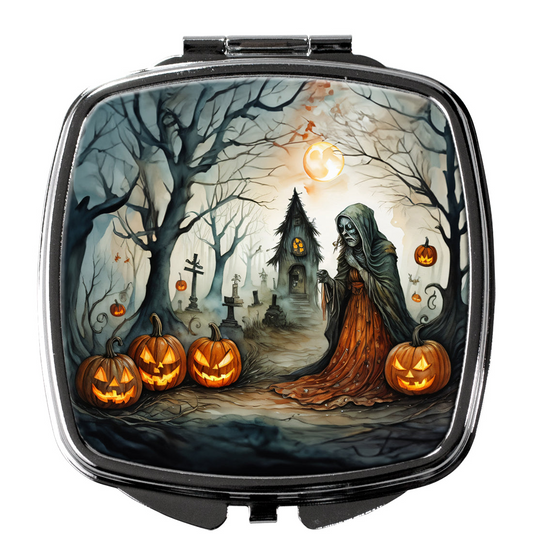 The Weeping Woman Spooky Halloween Compact Mirror