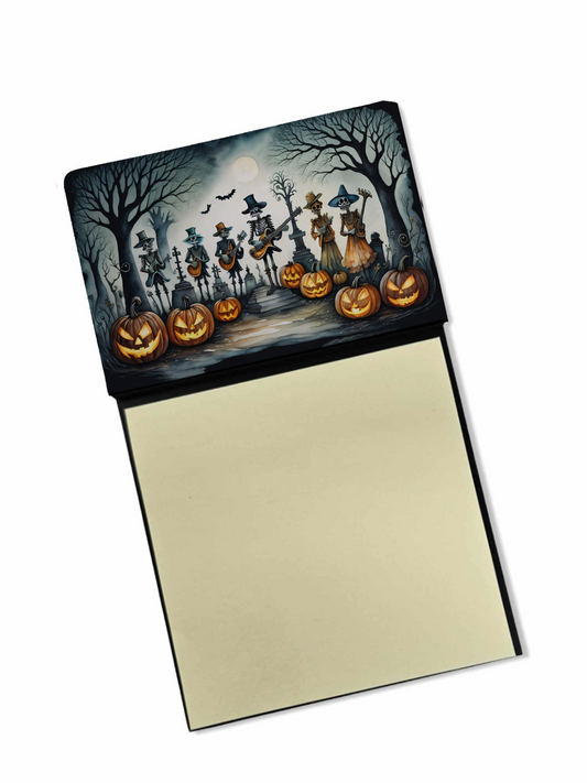 Mariachi Skeleton Band Spooky Halloween Sticky Note Holder