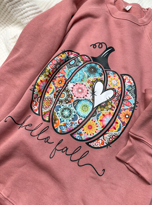 Pretty Pumpkin Bella Canvas Sweatshirt