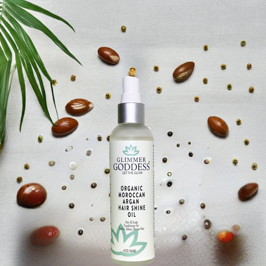 Organic Moroccan Argan Oil Hair Shine Spray