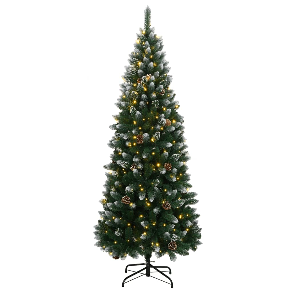 vidaXL Artificial Christmas Tree 150 LEDs 47.2"