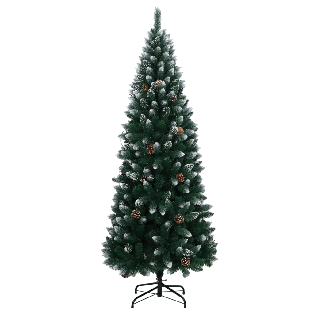 vidaXL Artificial Christmas Tree 150 LEDs 47.2"