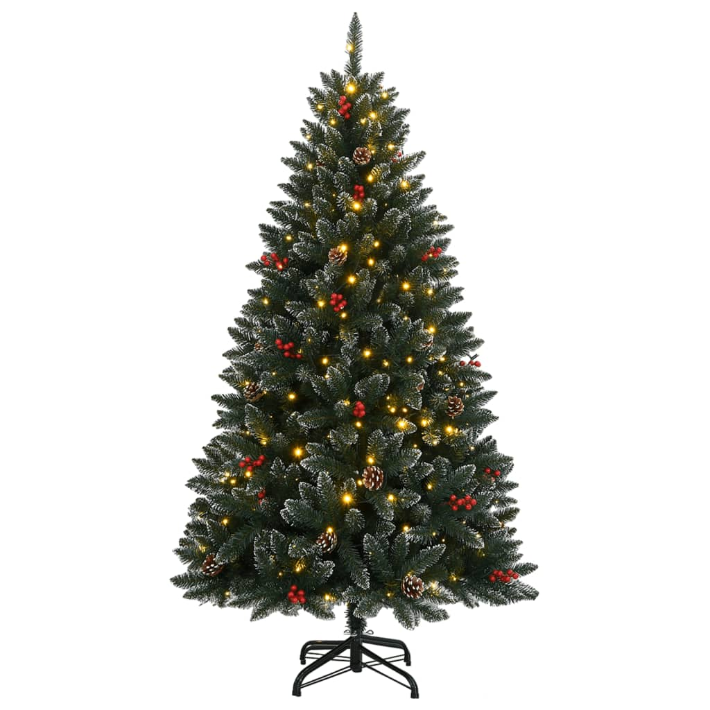 vidaXL Artificial Christmas Tree 300 LEDs 82.7"