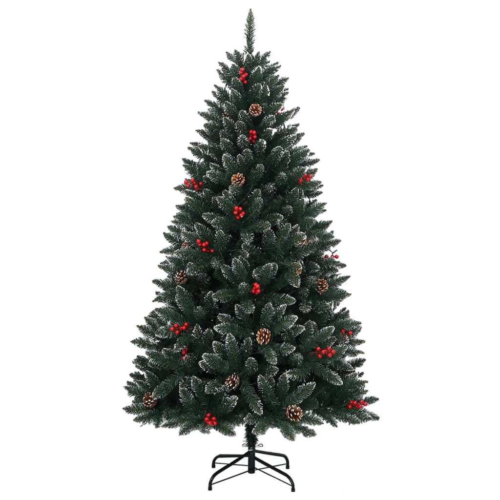 vidaXL Artificial Christmas Tree 300 LEDs 82.7"