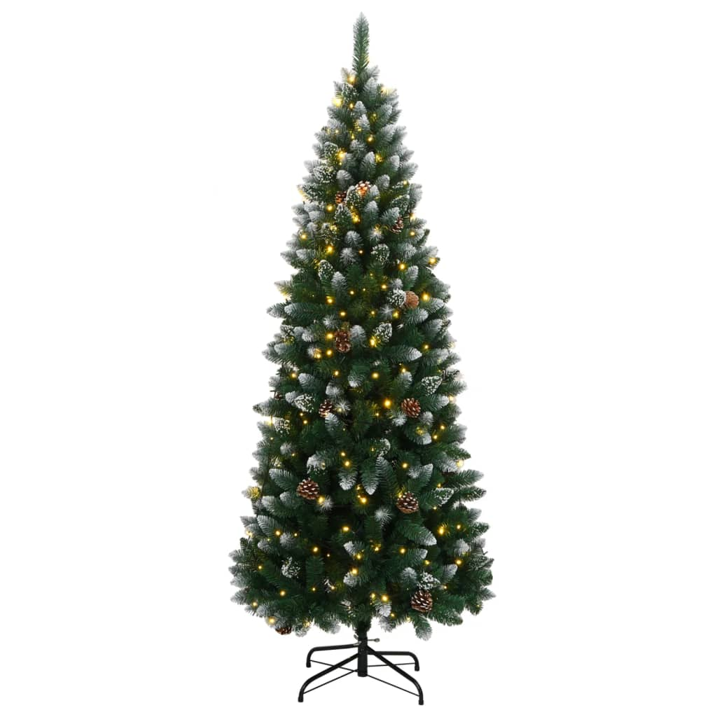 vidaXL Artificial Christmas Tree 300 LEDs 82.7"