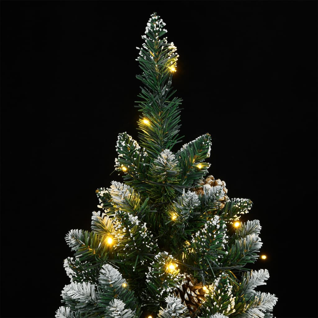 vidaXL Artificial Christmas Tree 300 LEDs 82.7"