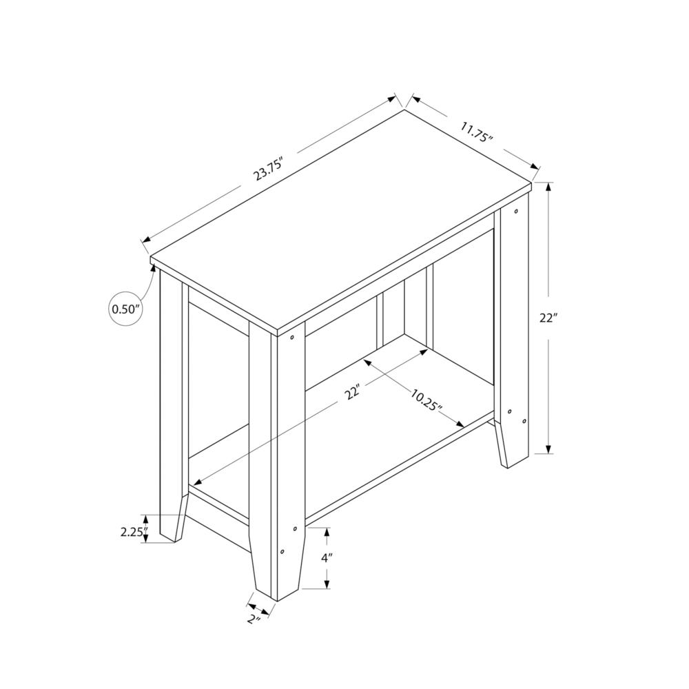 ACCENT TABLE  - WHITE