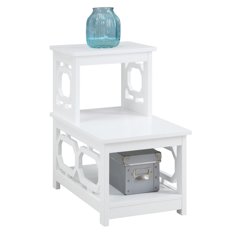 Omega 2 Step Chairside End Table