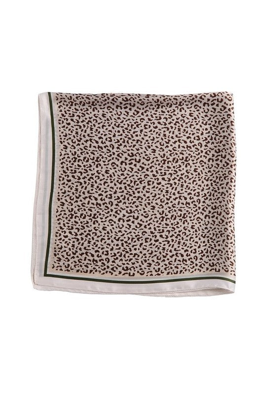 LEOPARD SILK SCARF