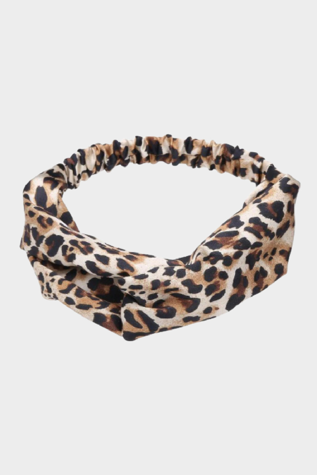 Twist Top Leopard Headband