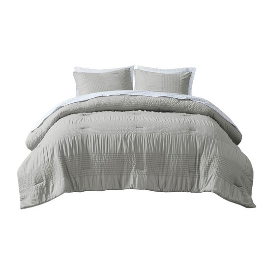 100% Polyester 7 Piece Comforter Set - Queen