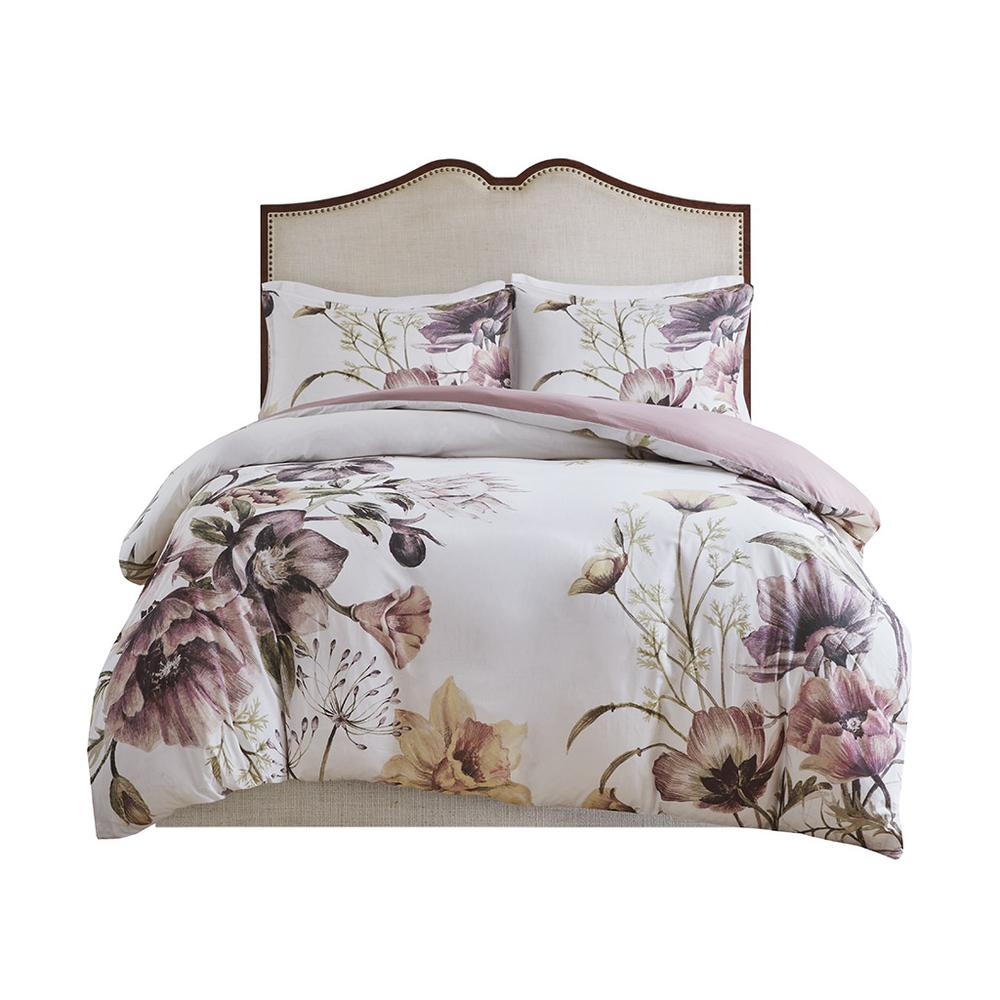 3 Piece Cotton Printed Duvet Cover Set