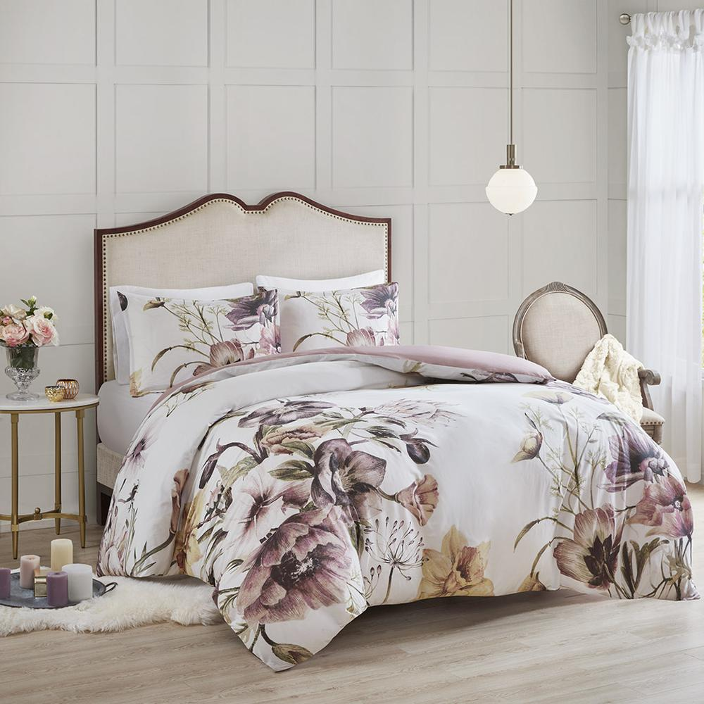 3 Piece Cotton Printed Duvet Cover Set